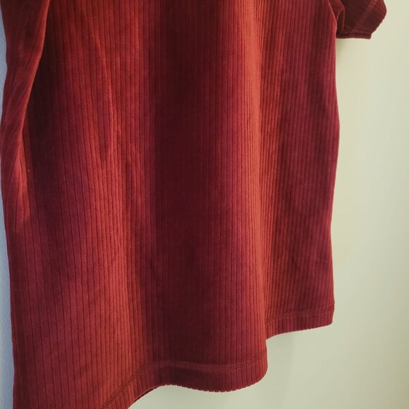 Women's top / Velvet / Red / Size S/M - Picture 5 of 5